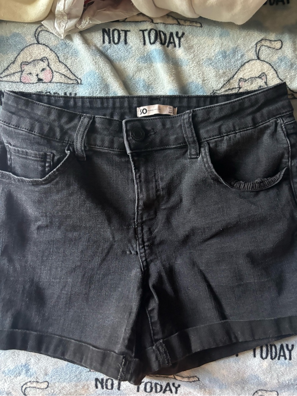 SO Black Women's Jean Shorts